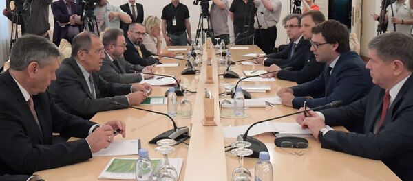 Встреча глав МИД РФ и Молдавии С. Лаврова и Н. Попеску - Sputnik Молдова