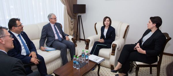 Prim-ministrul Maia Sandu, în dialog cu Directorul General al Comisiei Europene pentru Politica Europeană de Vecinătate, Christian Danielsson - Sputnik Moldova
