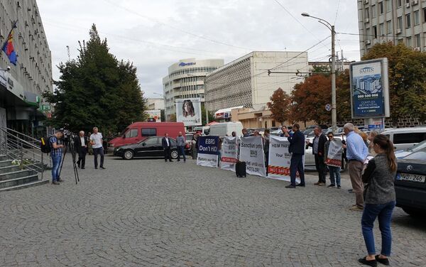 Протест MAIB - Sputnik Молдова