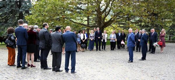 Întâlnirea informală a președintelui Igor Dodon cu ambasadorii acreditați în țara noastră - Sputnik Moldova