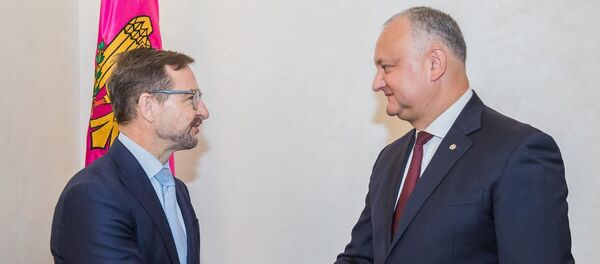 Президент Молдовы Игорь Додон провел встречу с генеральным секретарем ОБСЕ Томасом Гремингером - Sputnik Молдова