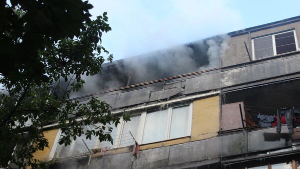 Пожар в многоэтажке Кишинева - Sputnik Молдова