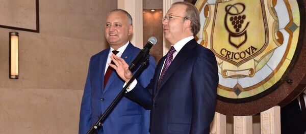 Igor Dodon și Andrei Nazarov - Sputnik Moldova