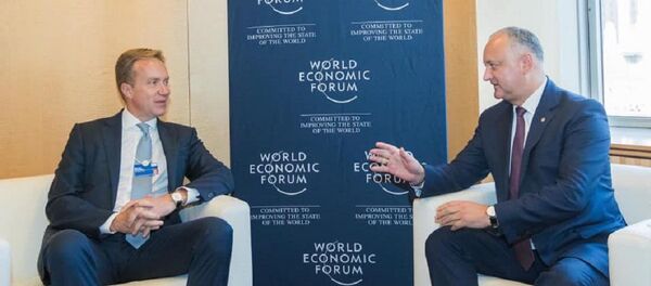 Igor Dodon și Børge Brende - Sputnik Moldova