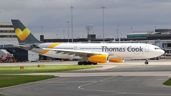 Thomas Cook Airlines Airbus A330-243 (G-VYGK) at Manchester Airport - Sputnik Moldova-România