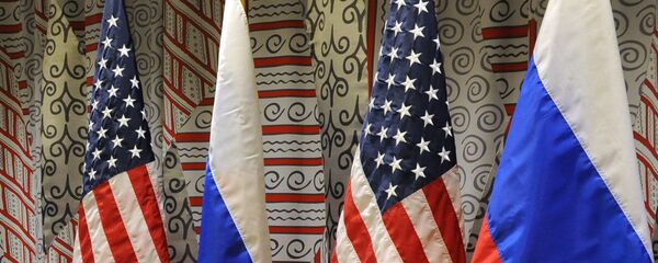 Флаги России и США Флаги России и США - Sputnik Молдова