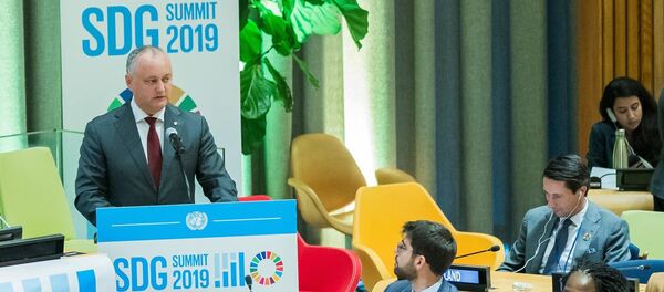 Igor Dodon la ONU - Sputnik Moldova