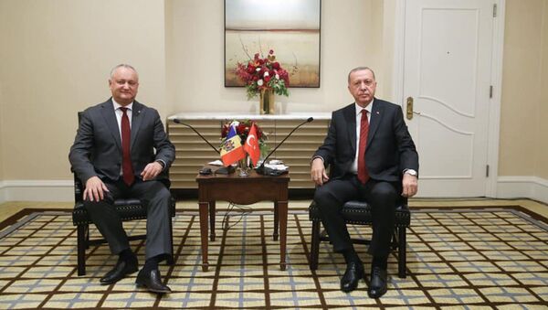 Igor Dodon a avut o întrevedere cu Președintele Republicii Turcia, Recep Tayyip Erdoğan - Sputnik Moldova