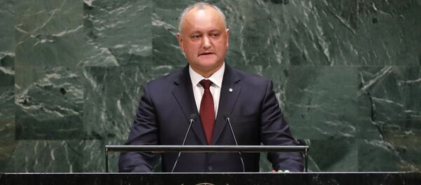 Igor Dodon la ONU - Sputnik Молдова