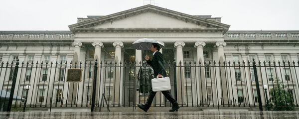 Здание Министерства финансов США в Вашингтоне. Архивное фото Здание Министерства финансов США в Вашингтоне. Архивное фото - Sputnik Молдова