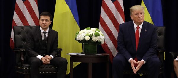Президент Украины Владимир Зеленский на встрече с президентом США Дональдом Трампом в Нью-Йорке Президент Украины Владимир Зеленский на встрече с президентом США Дональдом Трампом в Нью-Йорке - Sputnik Молдова