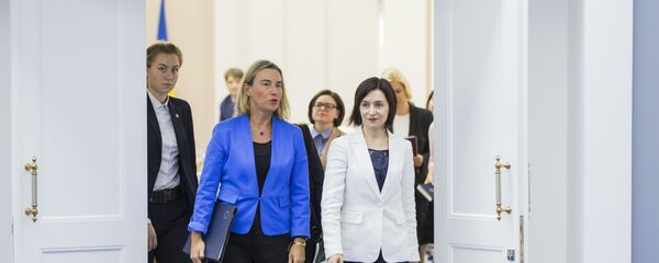 Întrevederea între Maia Sandu Și Federica Mogherini - Sputnik Moldova