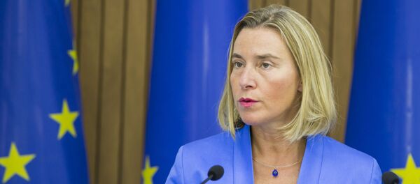 Глава европейской дипломатии Федерика Могерини Глава европейской дипломатии Федерика Могерини - Sputnik Молдова
