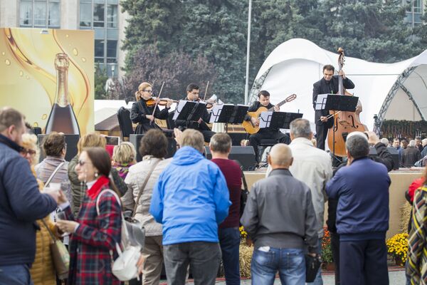 Народная музыка в исполнении скрипичных инструментов и гитары. - Sputnik Молдова