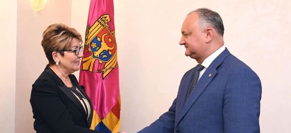 Igor Dodon și Eleonora Mitrofanova - Sputnik Moldova