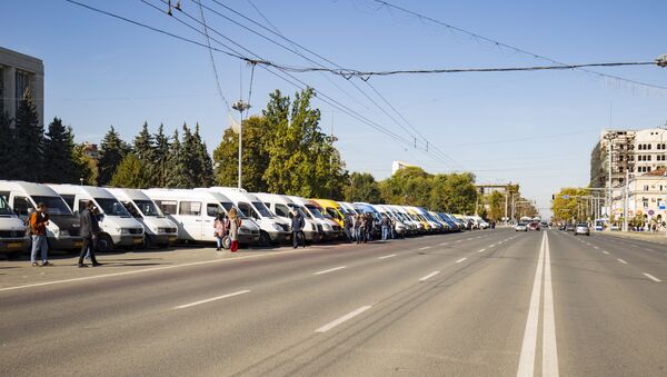Protest transportatori, 09 octombrie 2019 - Sputnik Молдова
