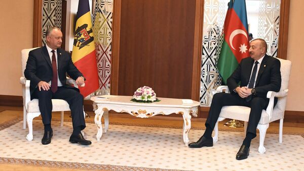 Игорь Додон встретился в Ашхабаде с Президентом Азербайджанской Республики Ильхамом Алиевым - Sputnik Молдова