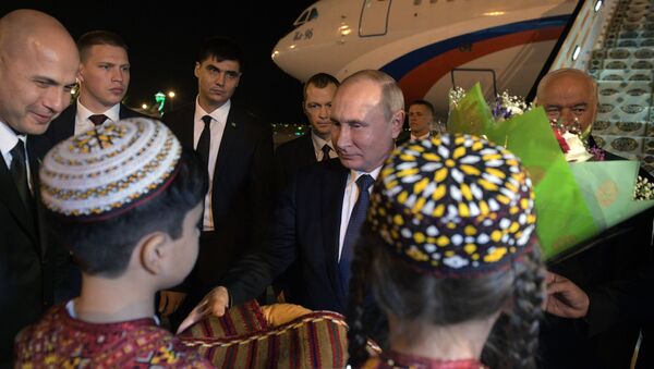 Визит президента РФ В. Путина в Туркмению - Sputnik Молдова