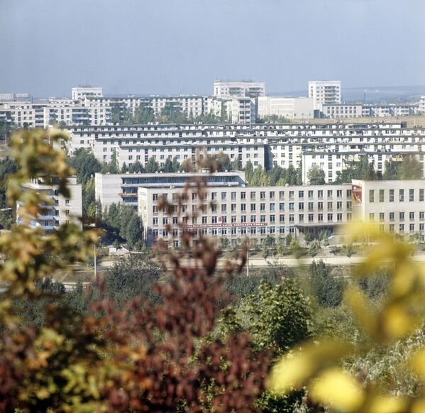Панорама жилого микрорайона Рышкановка. - Sputnik Молдова