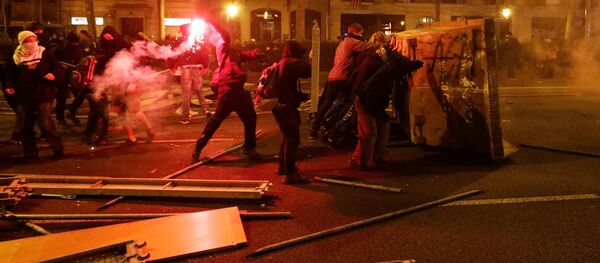 Протесты в Барселоне - Sputnik Moldova-România