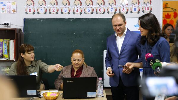 Ион Чебан на выборах в Кишиневе - Sputnik Moldova