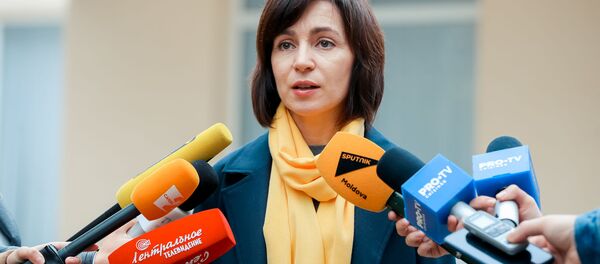 Майя Санду на выборах примара в Кишинев - Sputnik Moldova