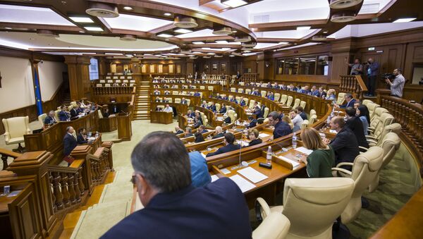 Заседание Парламента - Sputnik Moldova-România