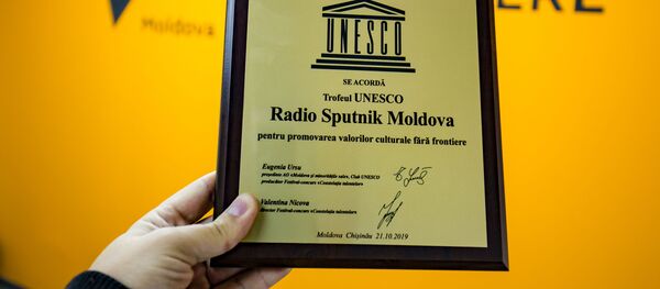 Sputnik Молдова удостоен Трофея ЮНЕСКО - Sputnik Moldova-România