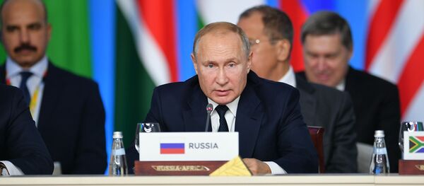 Президент РФ В. Путин принял участие в работе форума Россия - Африка - Sputnik Молдова
