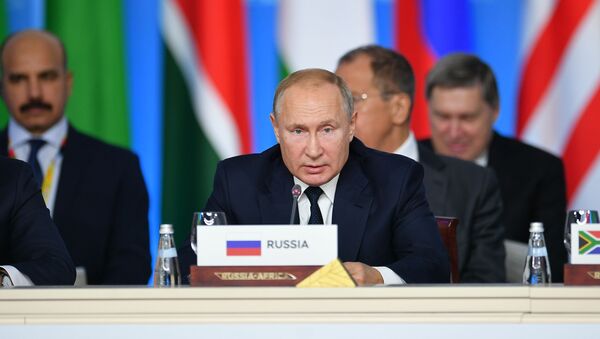 Президент РФ В. Путин принял участие в работе форума Россия - Африка - Sputnik Молдова