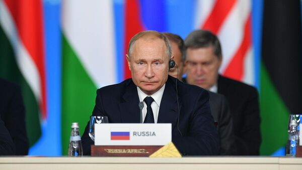 Президент РФ В. Путин принял участие в работе форума Россия - Африка - Sputnik Moldova