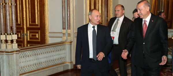 Recep Tayyip Erdoğan cu Vladimir Putin - Sputnik Moldova