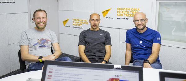 Vasile Tihon, Vitalie Gheorghiță și Valeriu Arnăutu - Sputnik Moldova