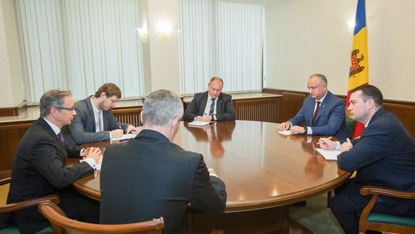 Президент Молдовы Игорь Додон провел встречу с главой миссии ОБСЕ в стране Клаусом Нойкирхом и послом Словакии в республике Душаном Дахо - Sputnik Молдова