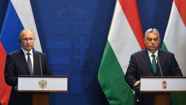 Рабочий визит президента РФ В. Путина с Венгрию - Sputnik Молдова