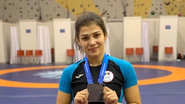 Анастасия Никита выиграла серебро молодежного чемпионата мира по борьбе - Sputnik Молдова