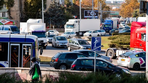 Водители фур вышли на протест - Sputnik Молдова