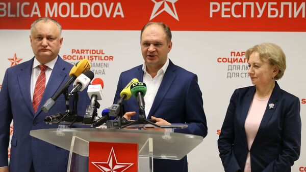  Zinaida Greceanîi, Igor Dodon și Ion Ceban - Sputnik Moldova-România