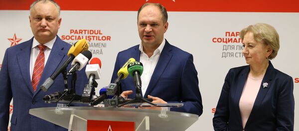  Zinaida Greceanîi, Igor Dodon și Ion Ceban - Sputnik Moldova