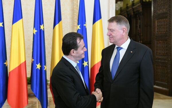 Klaus Iohannis şi Ludovic Orban. Guvernului României - Sputnik Moldova