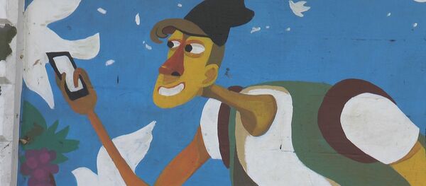 Desene impresionante pe pereții stadionului Republican - Sputnik Moldova