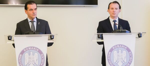 Ludovic Orban și Florin Cîțu - Sputnik Moldova-România