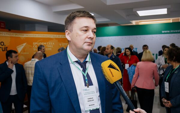Vasili Kozlov la Invest Gagauzia-2019 - Sputnik Moldova-România