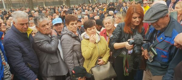 Protest la Parlamentul Republicii Moldova 08 noiembrie 2019 - Sputnik Молдова