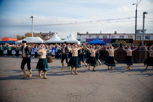 Ansamblurile folclorice din regiune au încântat oaspeţii cu muzică şi dansuri populare. - Sputnik Moldova