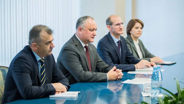 Президент Молдовы Игорь Додона на встрече с делегацией IFAD - Sputnik Молдова