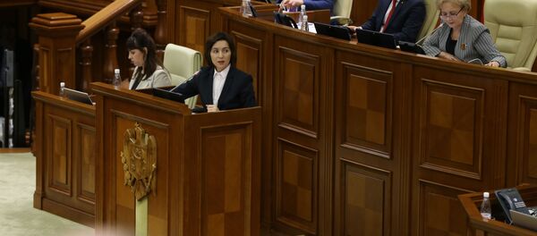 Заседание парламента РМ – вотум недоверия правительству Санду / Ședința Parlamentului RM – Moțiunea de cenzură - Sputnik Moldova-România