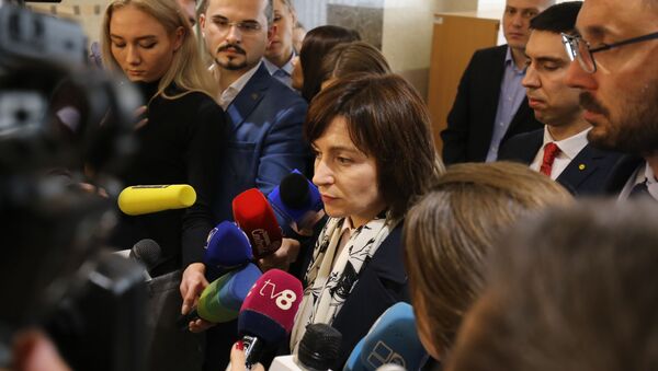 Maia Sandu a făcut declarații pentru presă - Sputnik Moldova