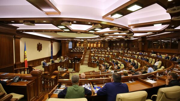 Заседание парламента РМ – вотум недоверия правительству Санду / Ședința Parlamentului RM – Moțiunea de cenzură - Sputnik Moldova