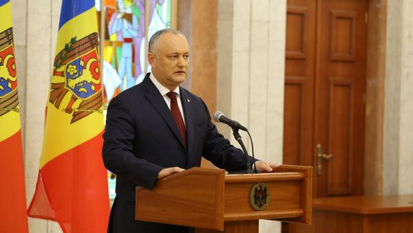  Conferința de presă a președintelui Igor Dodon, după căderea Guvernului Sandu - Sputnik Moldova
